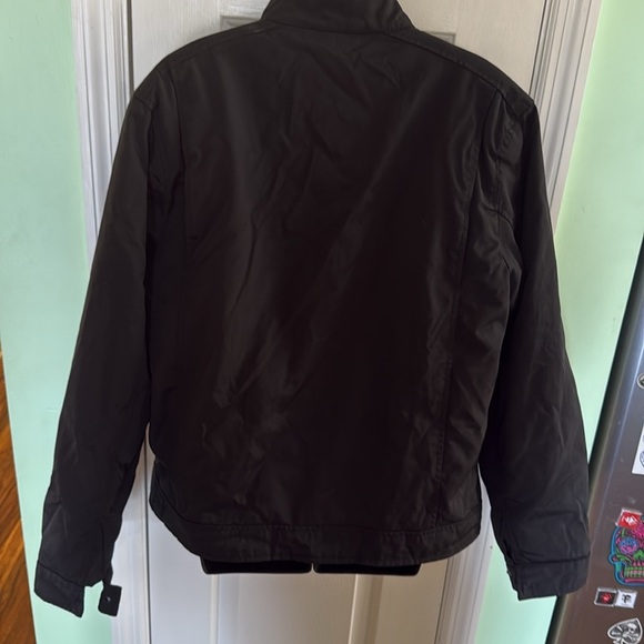 Calvin Klein Black SoftShell Nylon Cotton Water/Wind  Resistant Jacket Size L - Picture 11 of 13